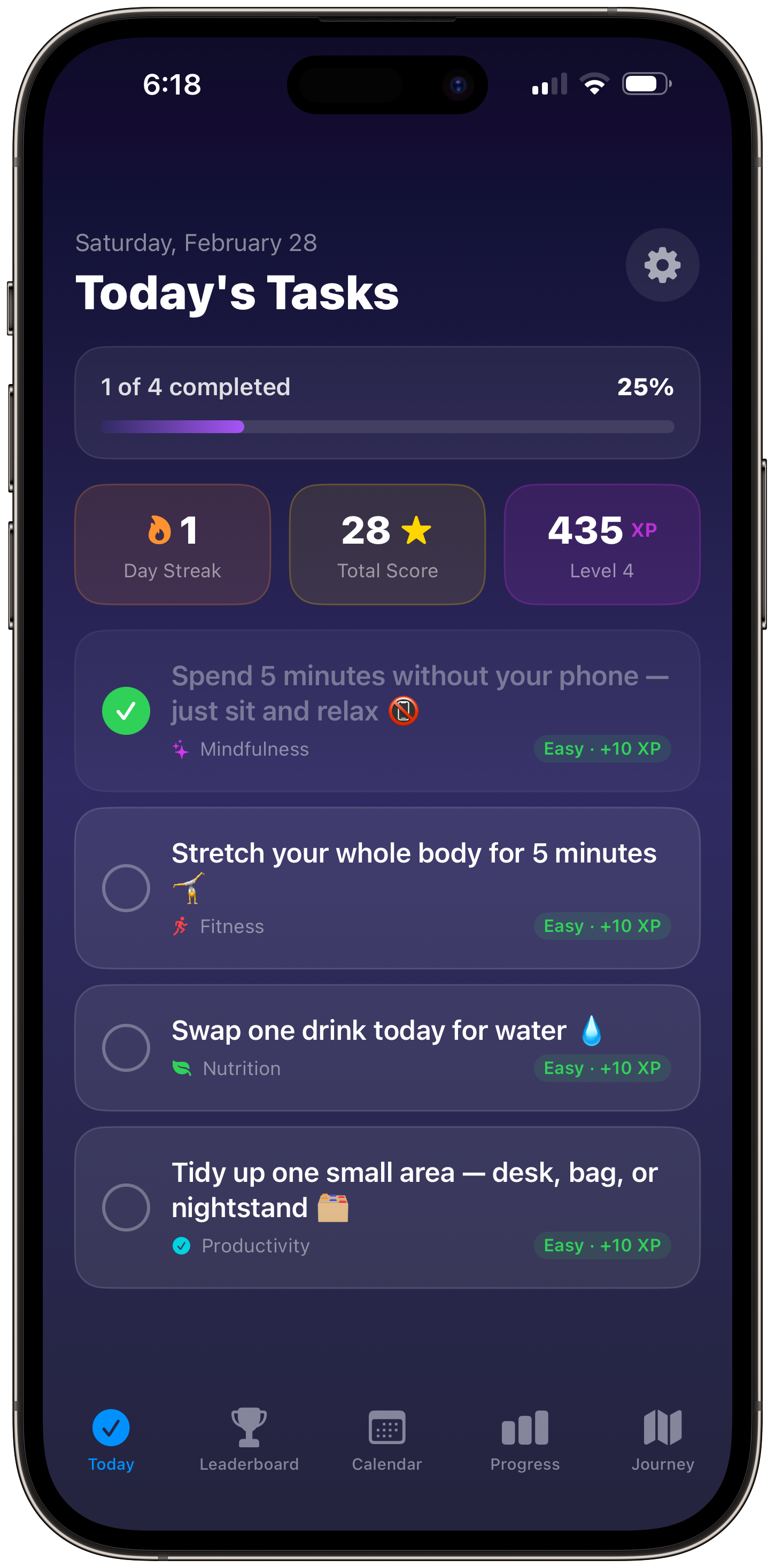 Today's Tasks
